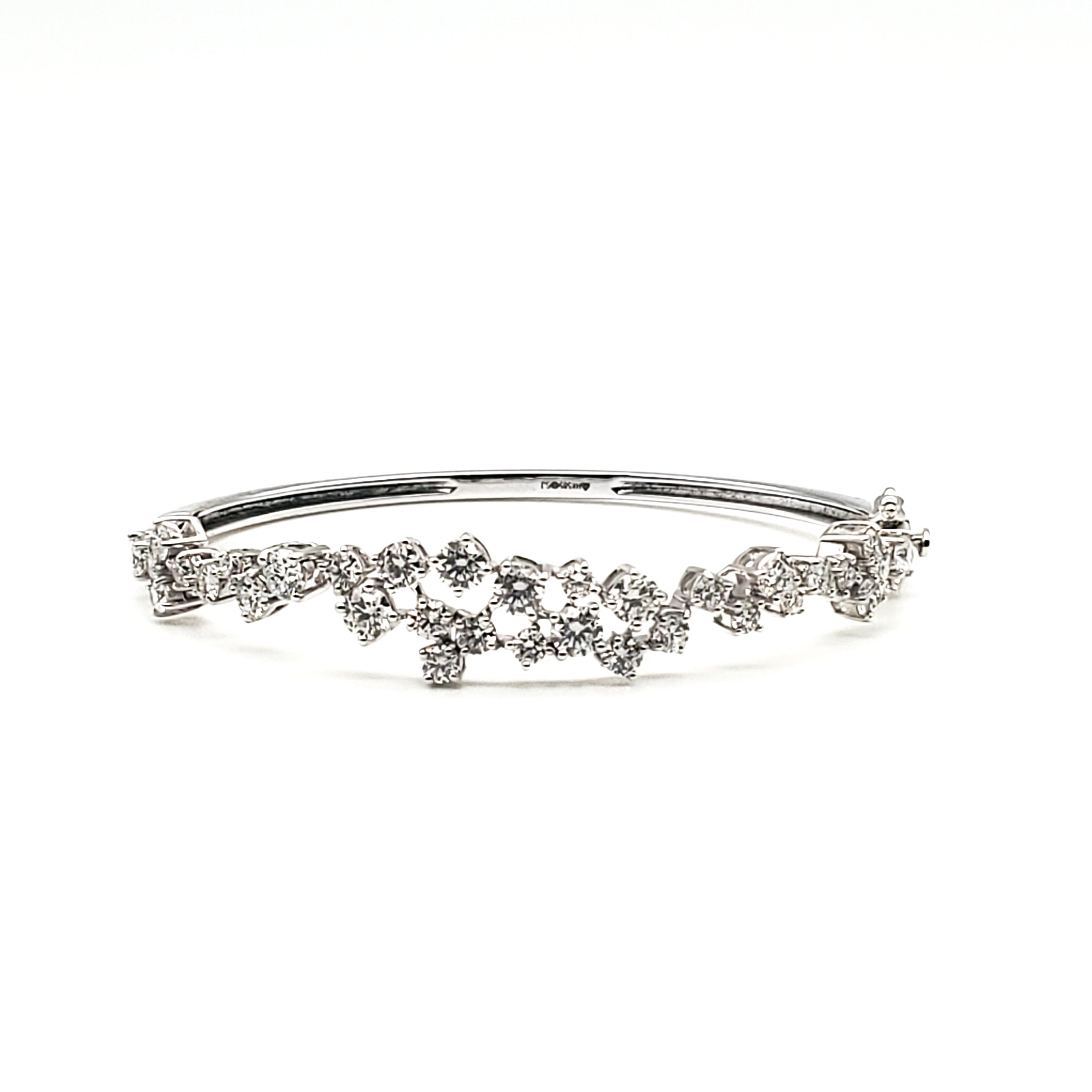 Round Diamonds Bangle image 0