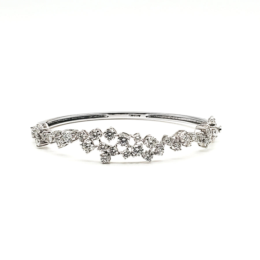 Round Diamonds Bangle