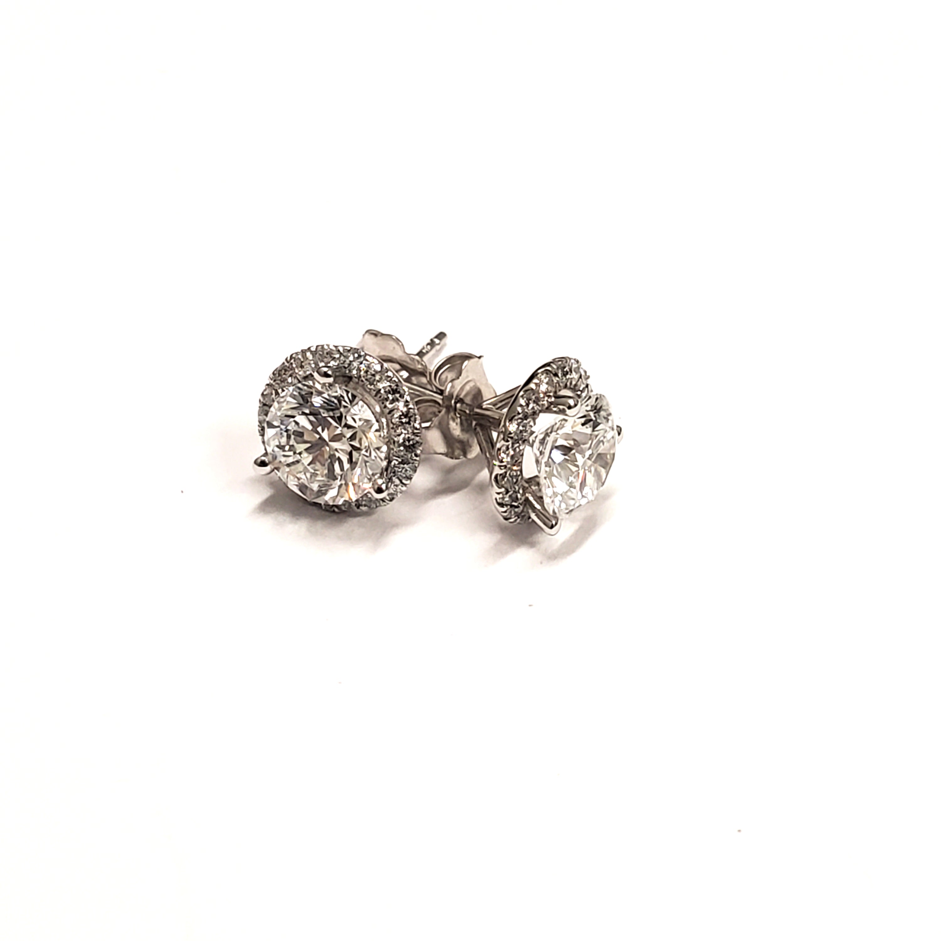 Martini Halo Stud Earring image 1