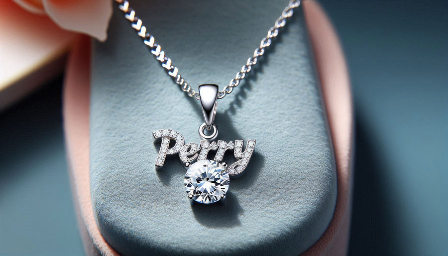 Name stud pendant