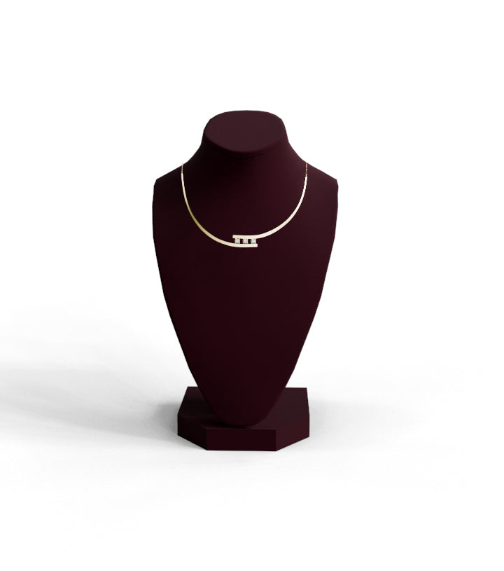 YU829-copy of 3 Carat Total Heart Shape Pendant image 2