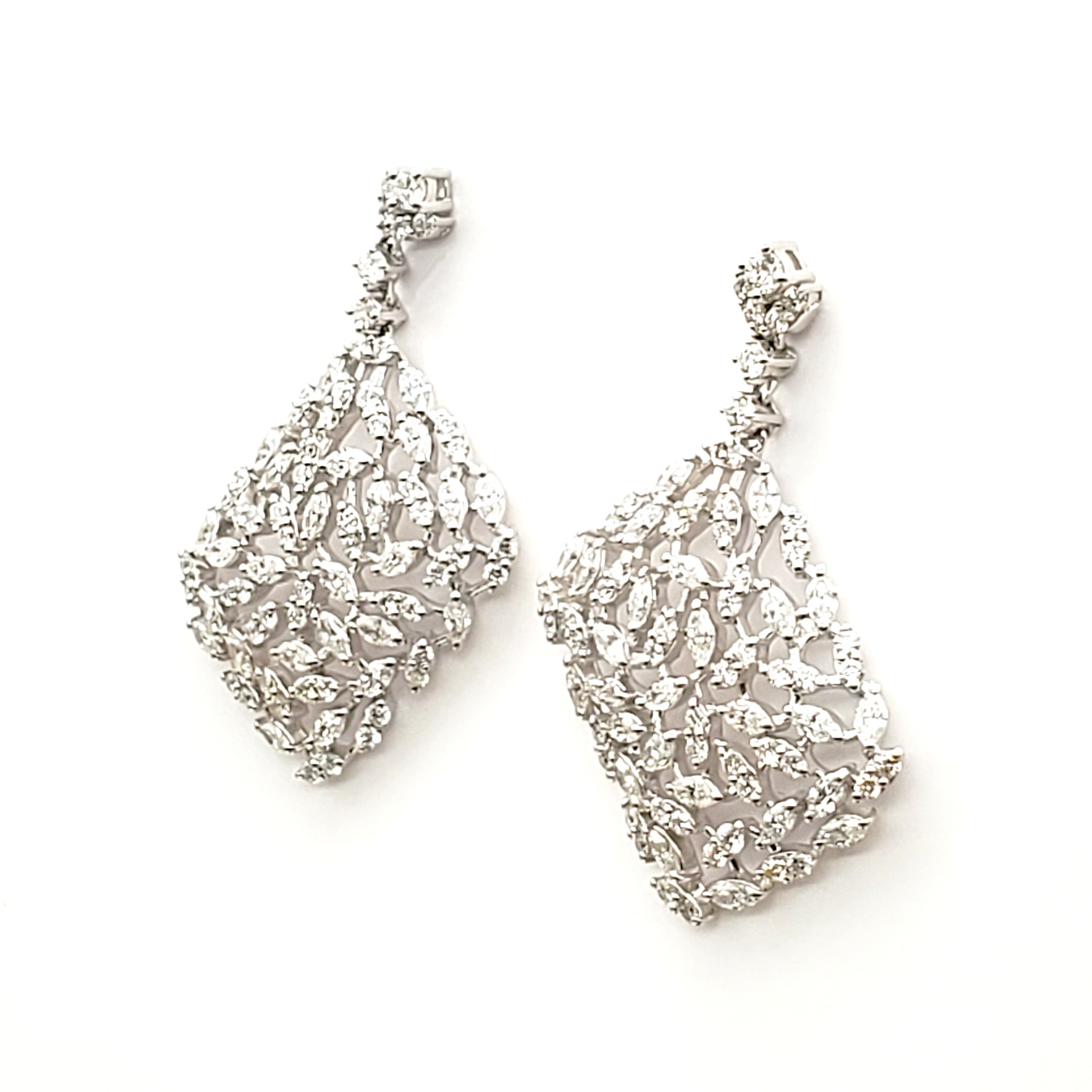 Scattered Long Dangling Earring image 1