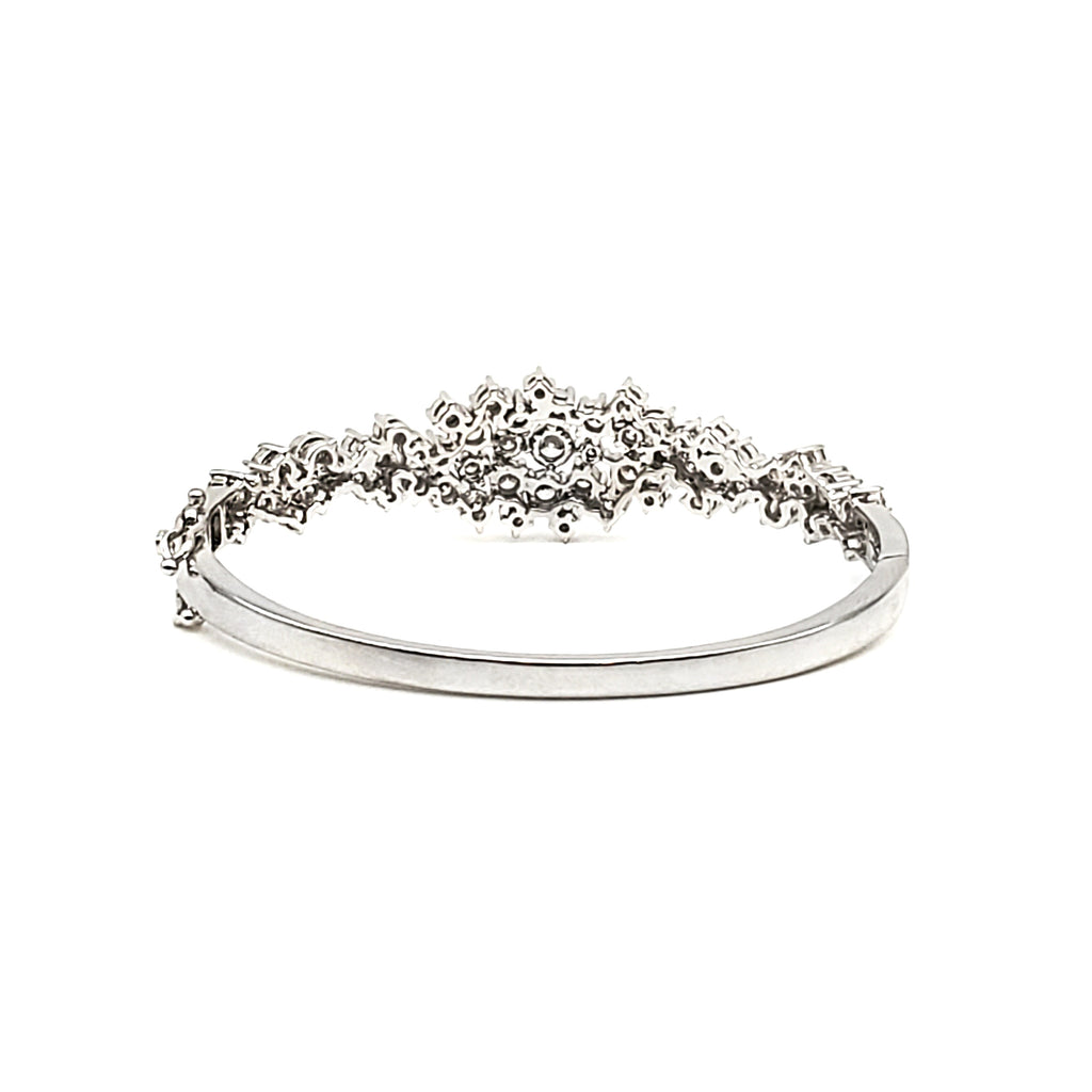 Diamond Cluster Fancy Bangle image 2