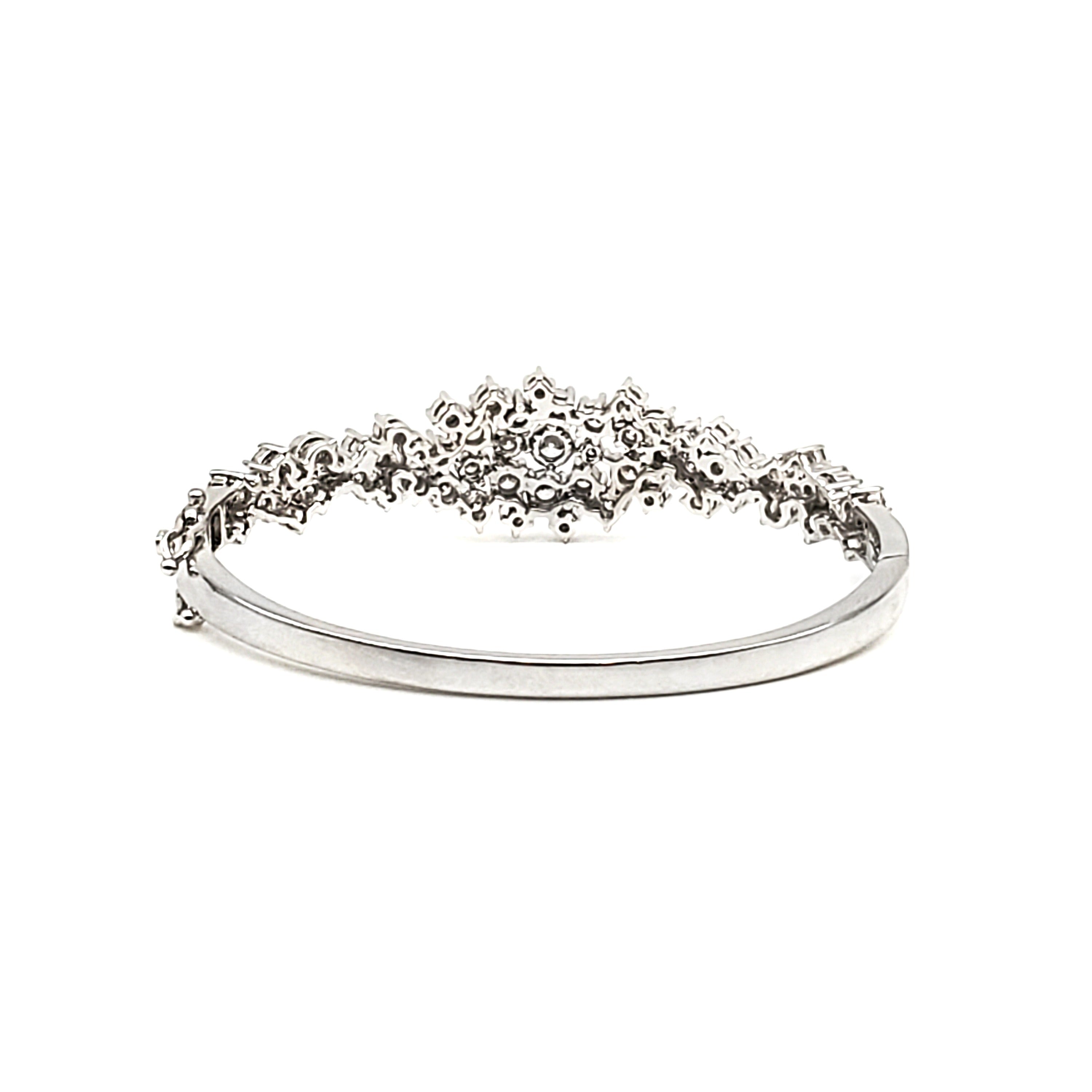 Diamond Cluster Fancy Bangle image 2