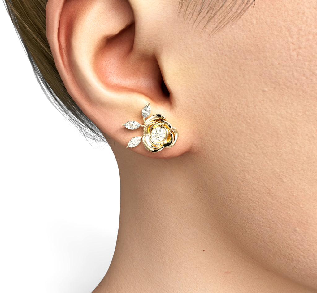 Rose earrings  image 0