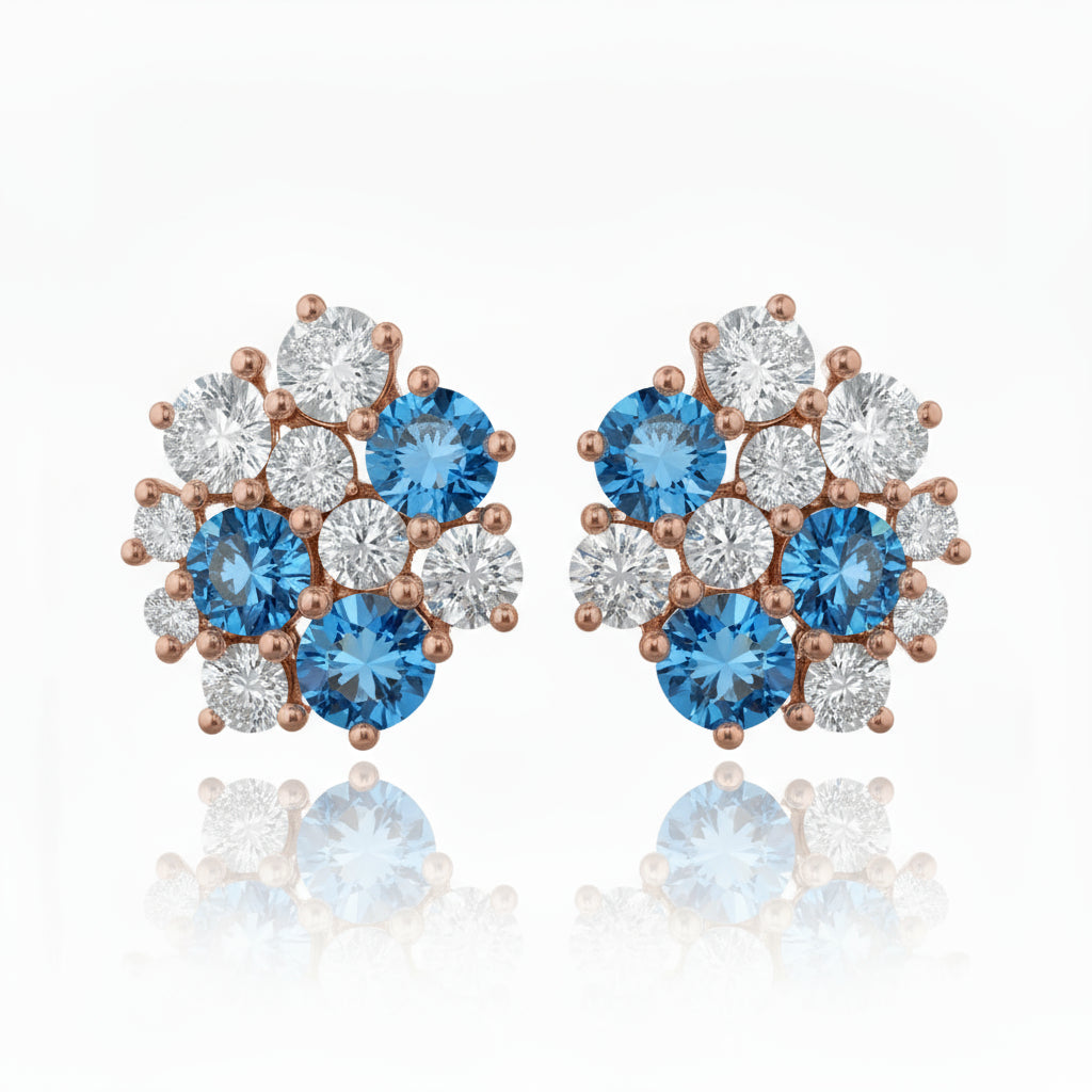 Eternal Cluster Diamond Earring image 0