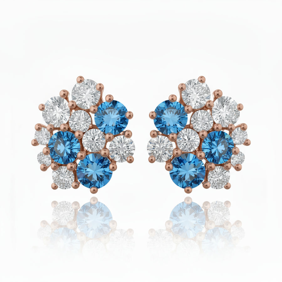 Eternal Cluster Diamond Earring