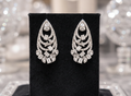 Radiant Teardrop Diamond Earrings � Art Deco Elegance image 0