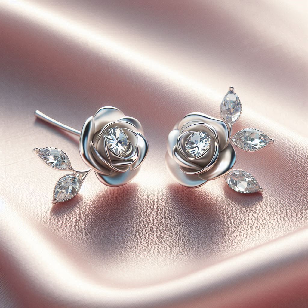 Rose earrings  image 14