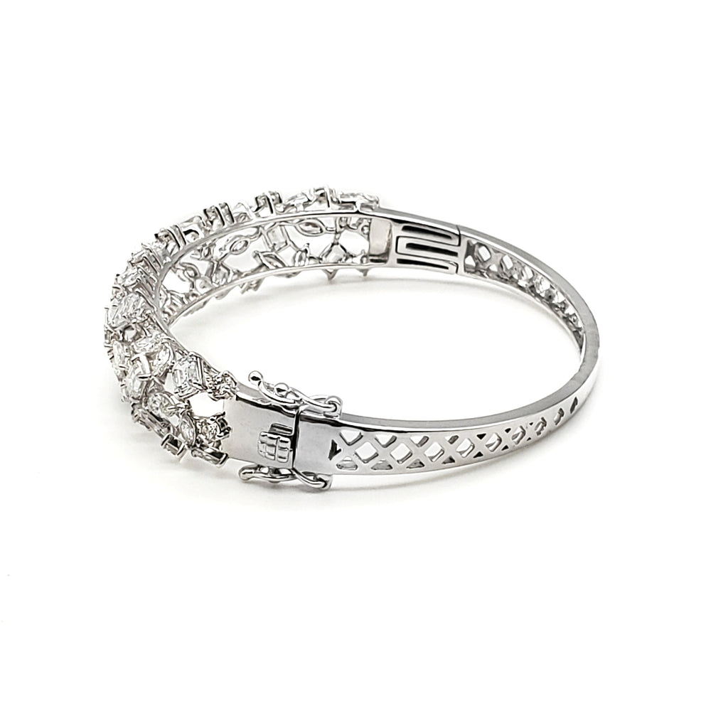 Fancy Shapes Mix Diamond Bangle image 3