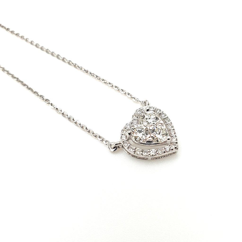 Halo Heart Pendant image 2