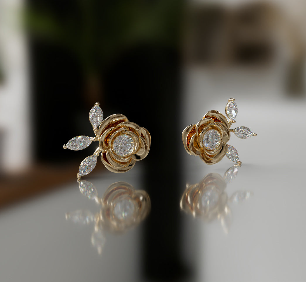 Rose earrings  image 10