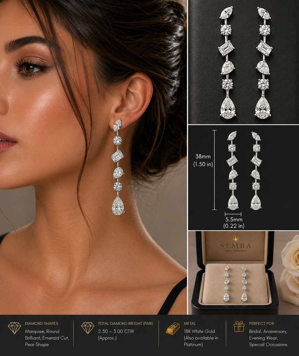 Mix Fancy Drop Earring