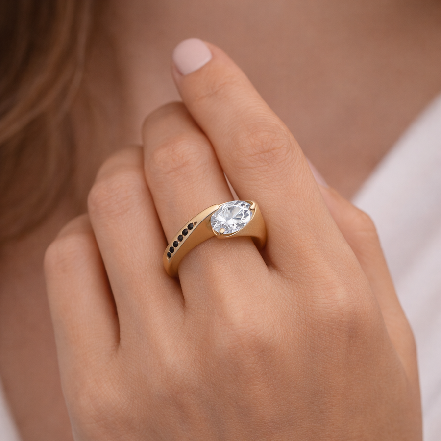 Ecliptica Solis Diamond Ring