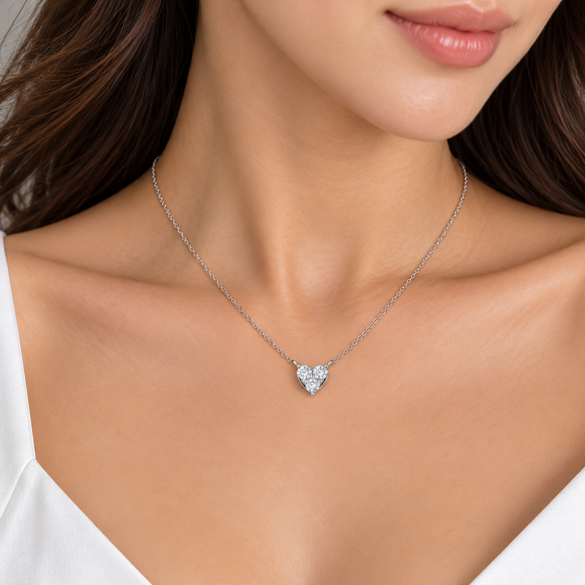 Heart Pendant with Chain