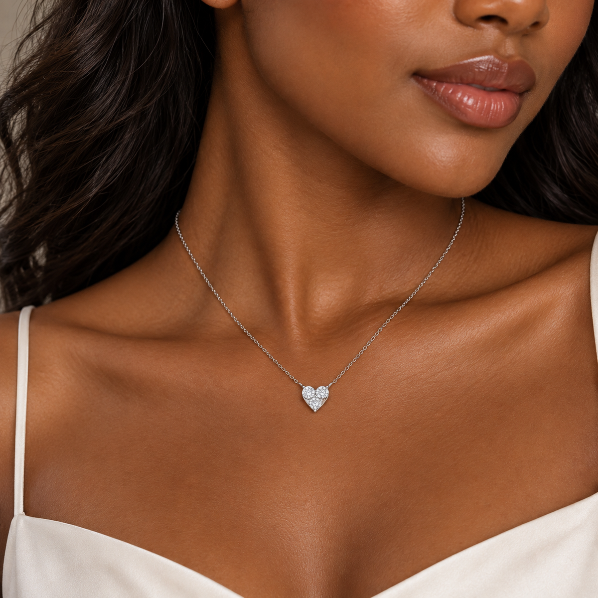 Heart Pendant with Chain