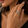 Infinity Shape Diamond Ring