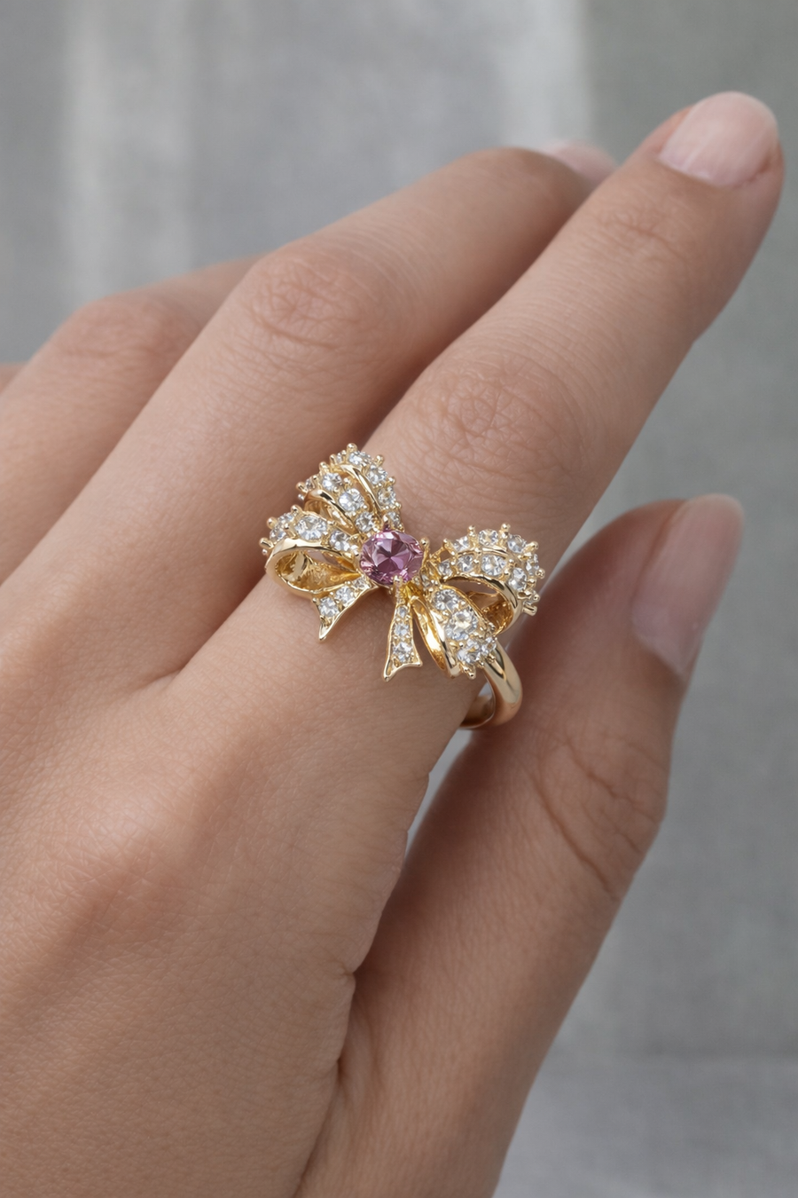 Knot Fancy Diamond Ring