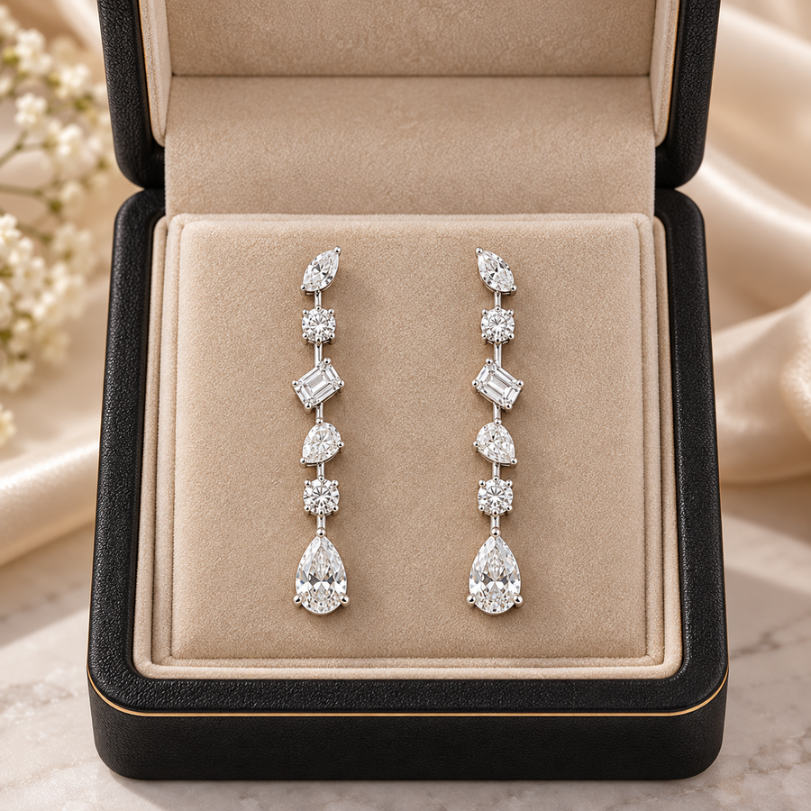 Mix Fancy Drop Earring