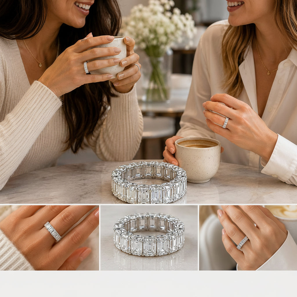 Lab-grown diamonds. The same beauty. A different path.