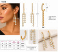U Prong Dangle Earring