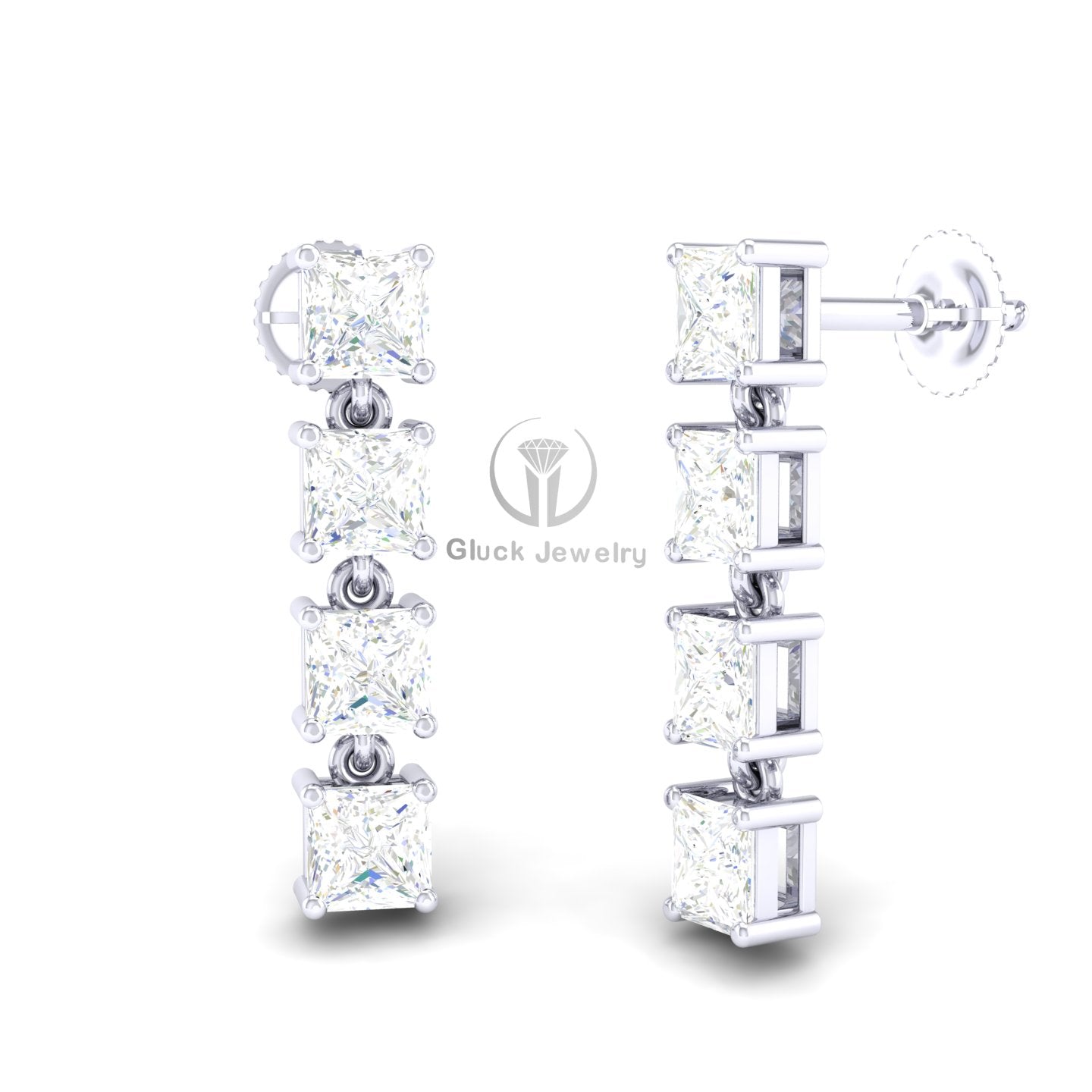 Princess Drop Earring image 3