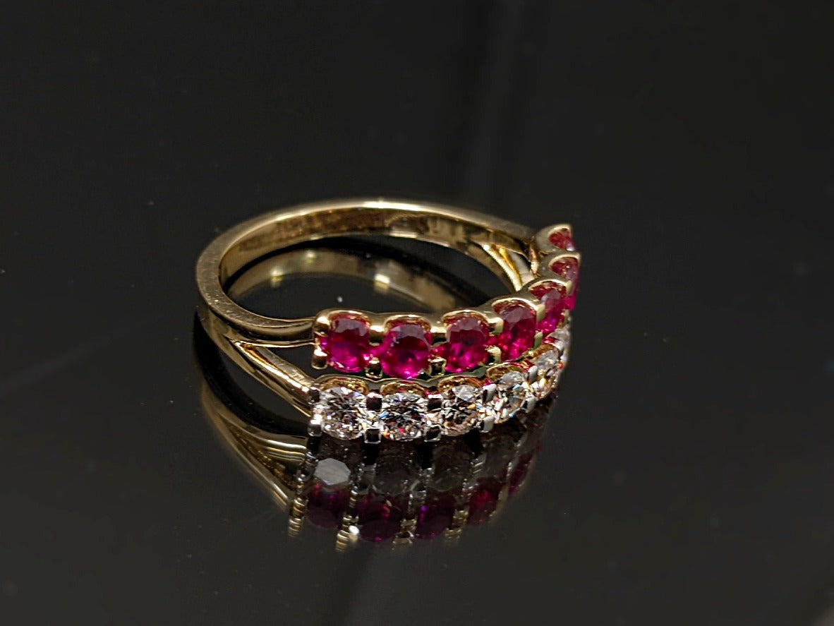 Double Row Wedding Band image 1
