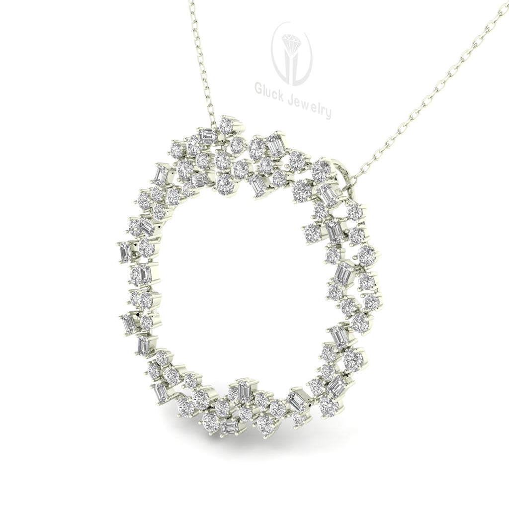 Full Moon Diamond Pendant image 8