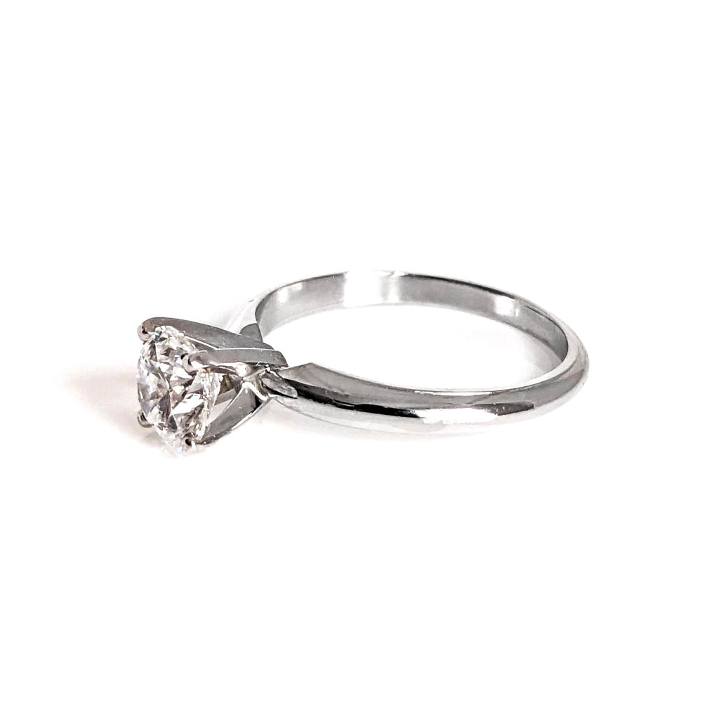 Four Prong Solitaire Engagement Ring image 3