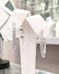 Diamond Inside-Out Hoop Earrings image 0