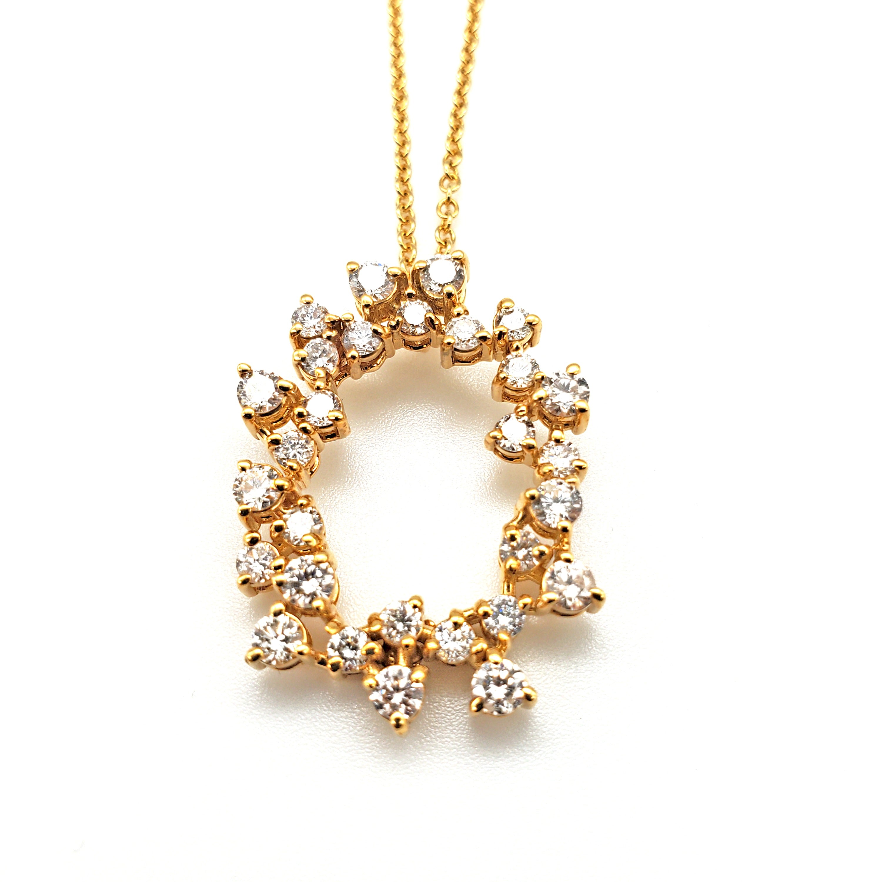 Fancy Round Diamond Pendant image 0