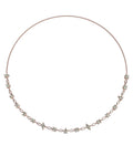 Fancy Link Diamond Necklace 16" image 0