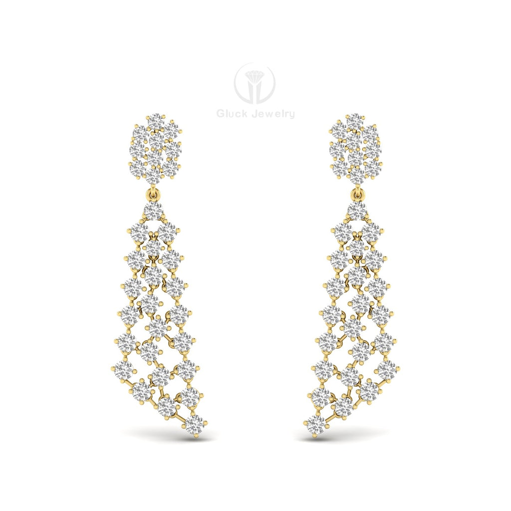 Triangle Fancy Earring image 2