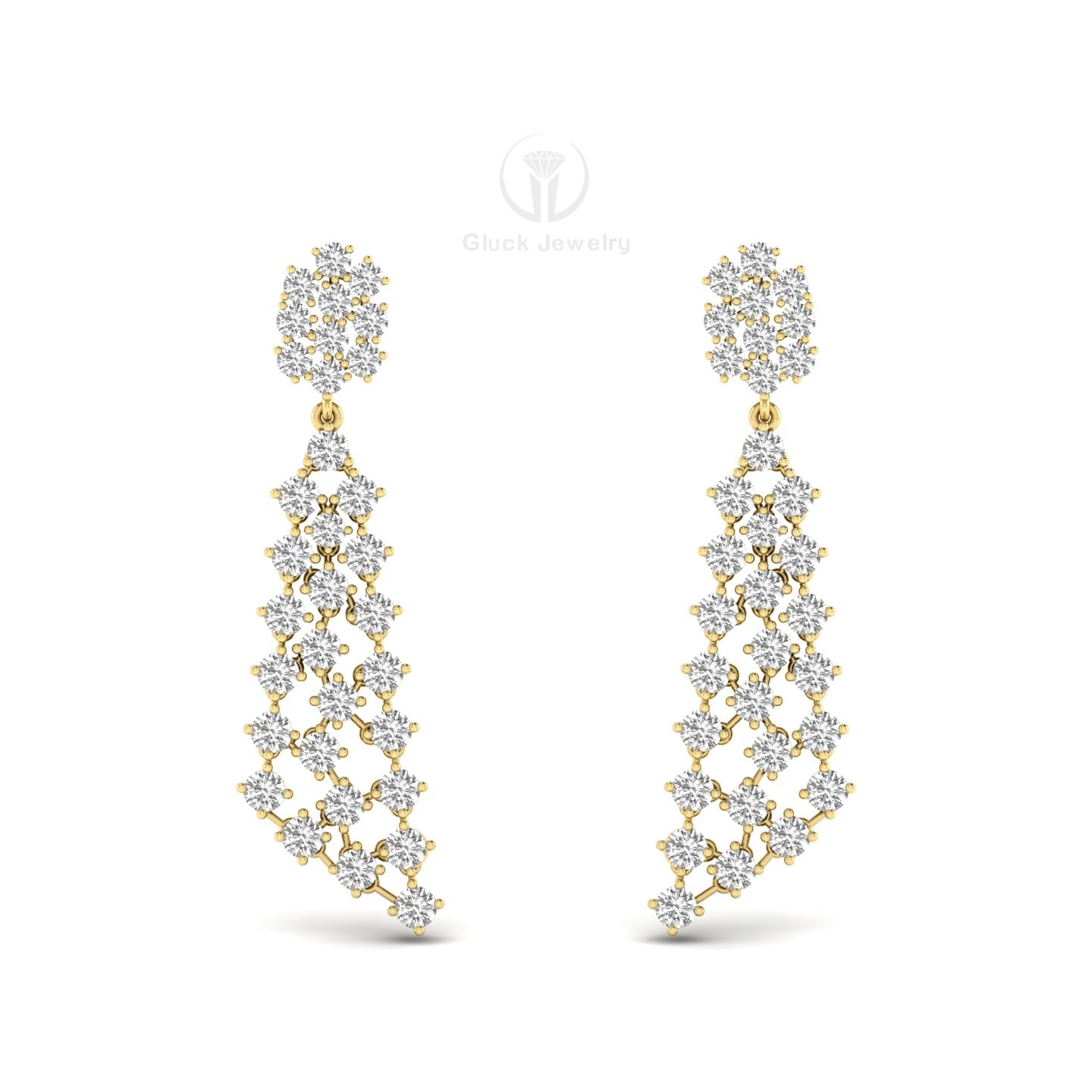 Triangle Fancy Earring image 2