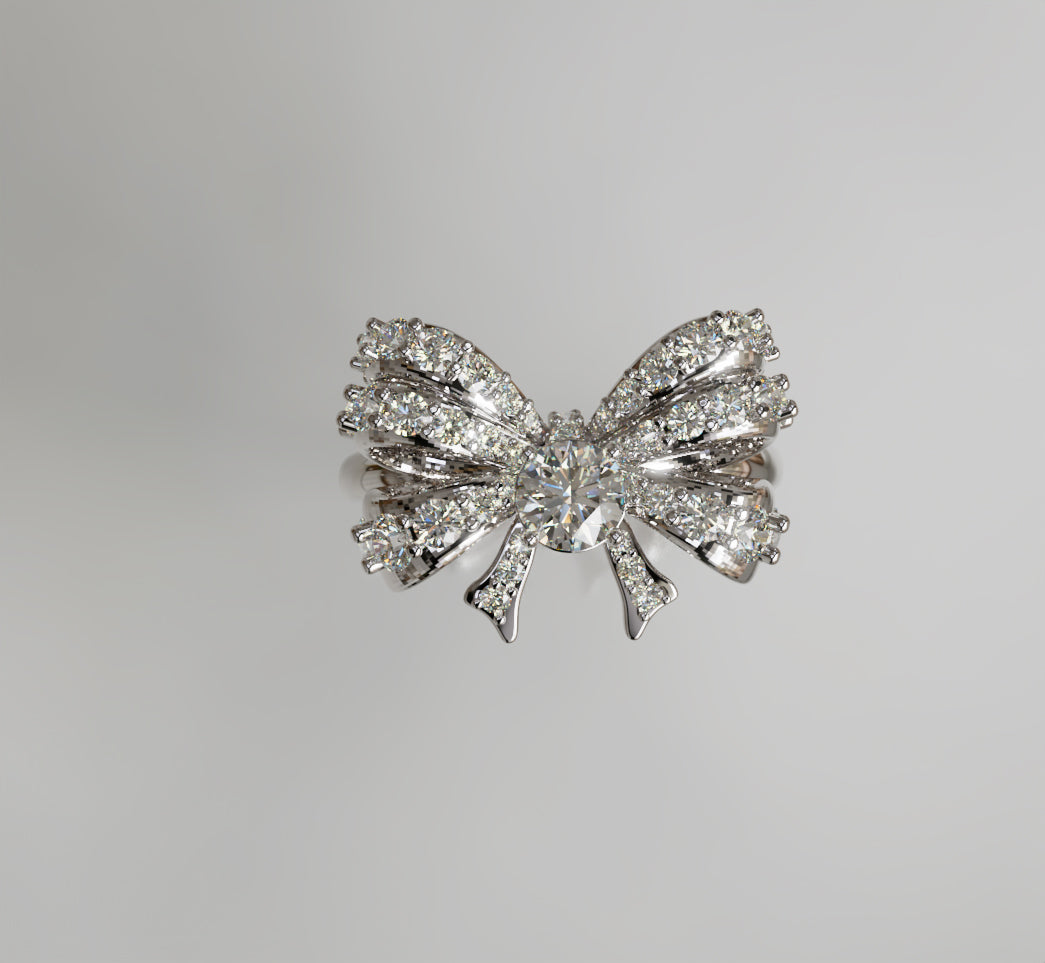 Knot Fancy Diamond Ring image 4