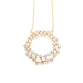 Double Circle Diamond Pendant image 0