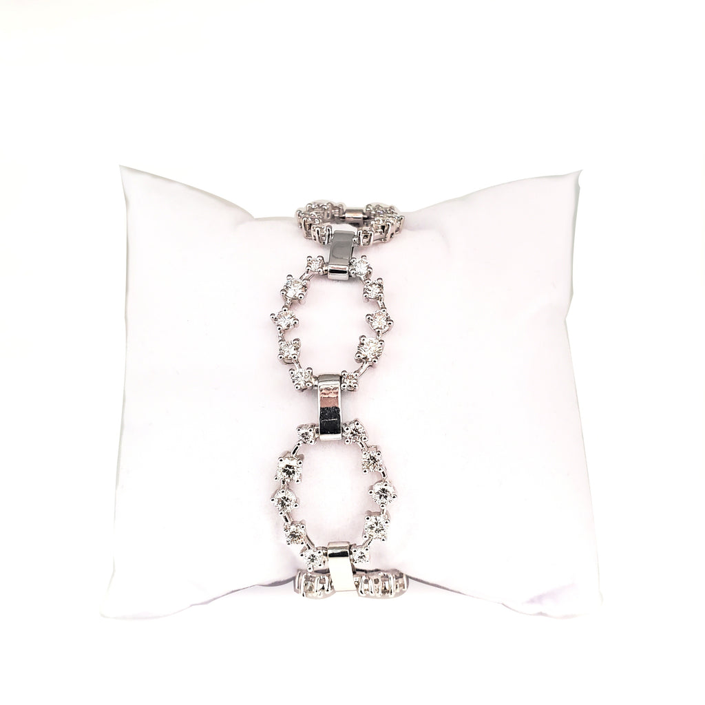 Fancy Round Diamond Bracelet image 1