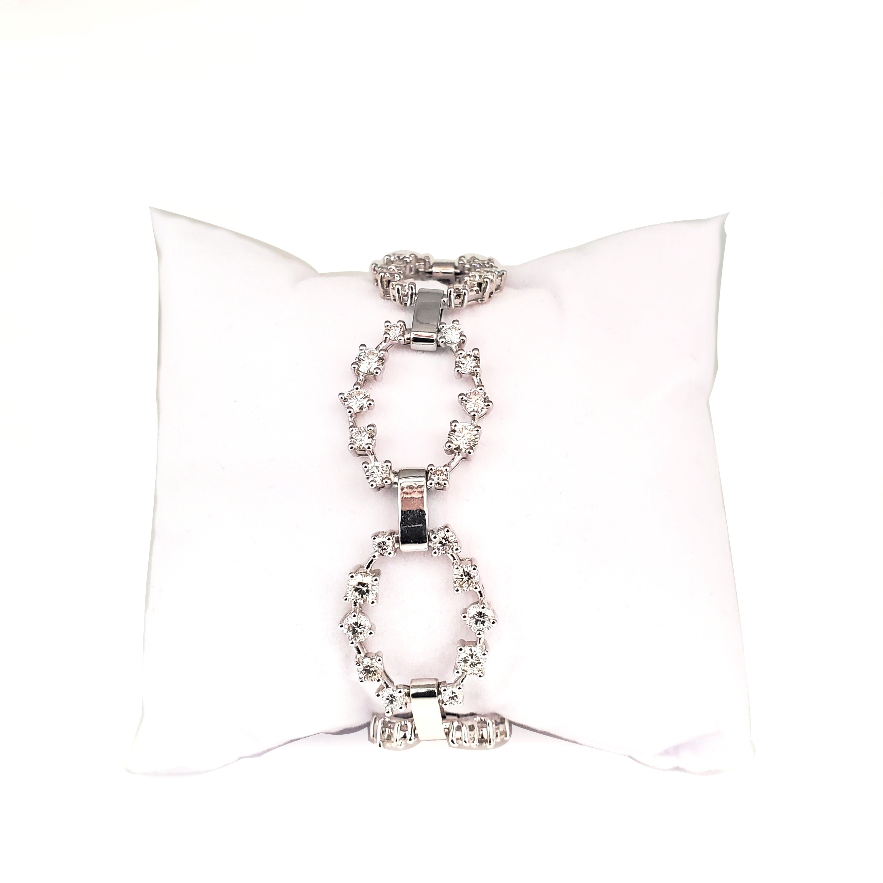 Fancy Round Diamond Bracelet image 1