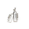 Double Rectangle Diamond Earring image 0