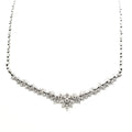 Old Fashioned Flower Design Diamond Necklace image 0