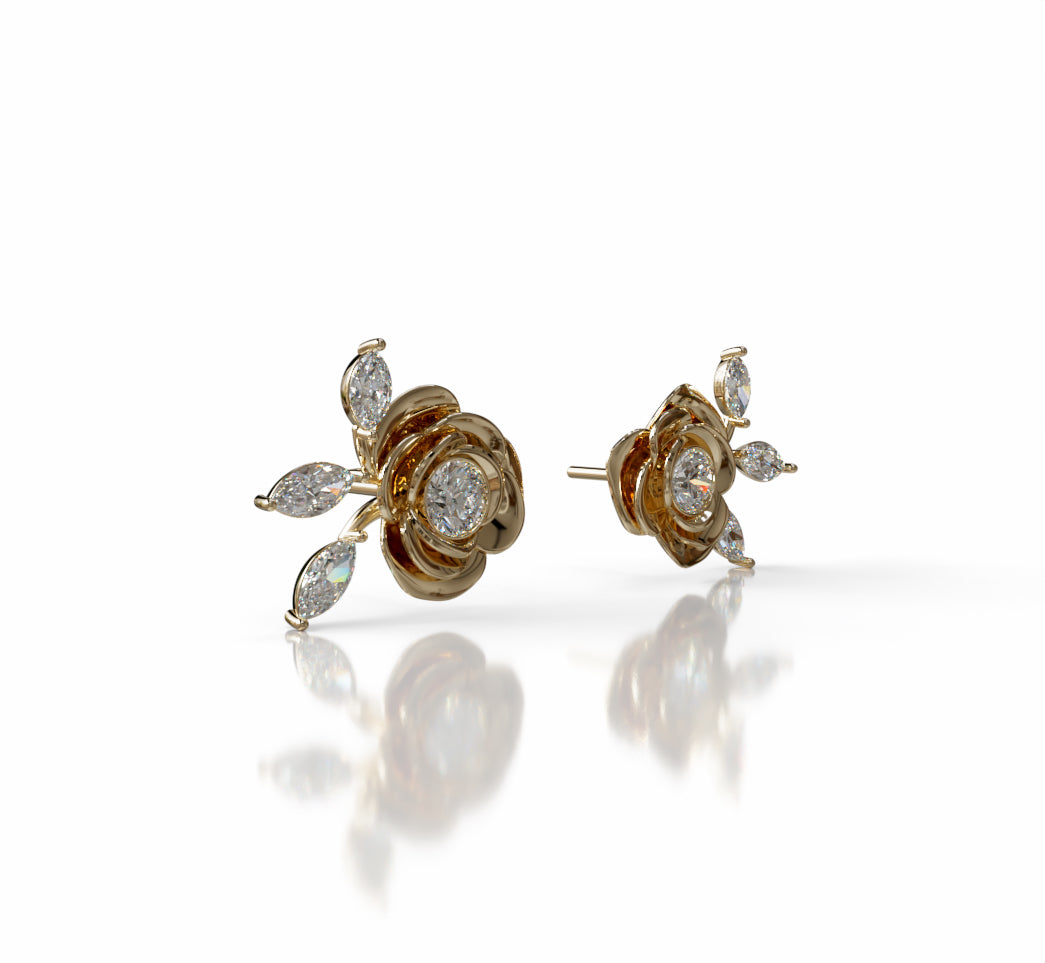 Rose earrings  image 7