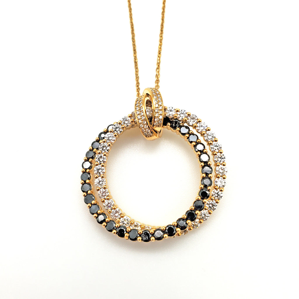 Double Circle Fancy Pendant image 0