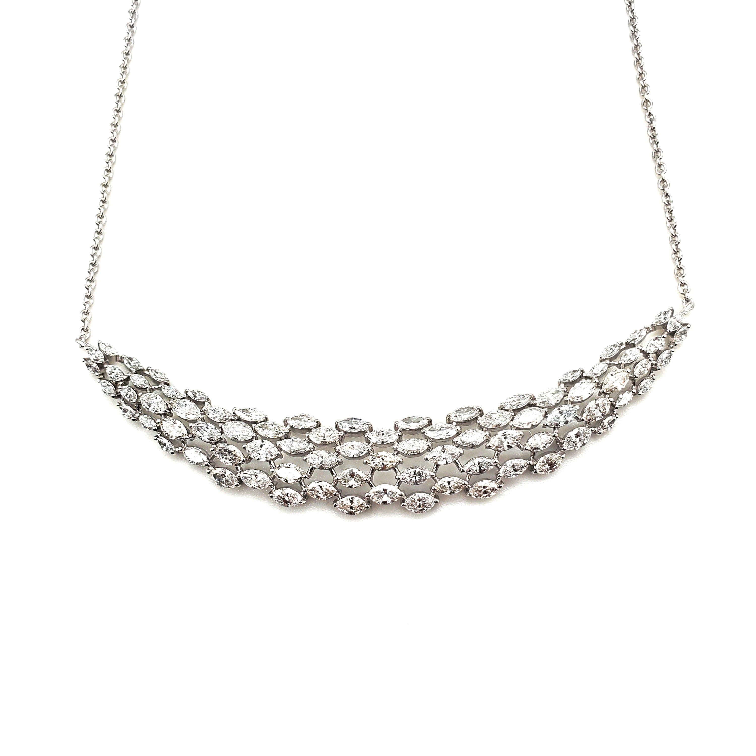 Marquise Diamond Necklace image 0