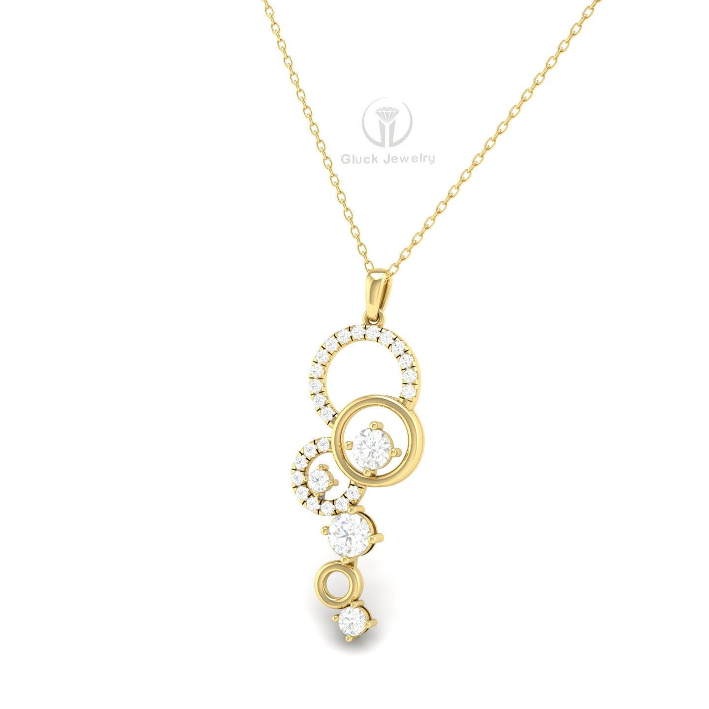 Circle Drop Dangling Pendant image 4
