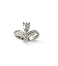 Pear Crown Fancy Diamond Ring image 0