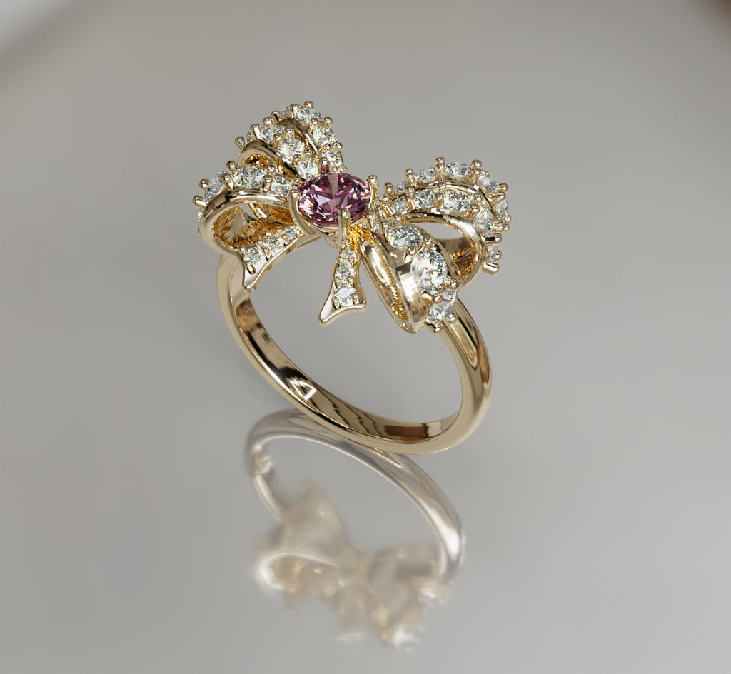 Knot Fancy Diamond Ring image 5