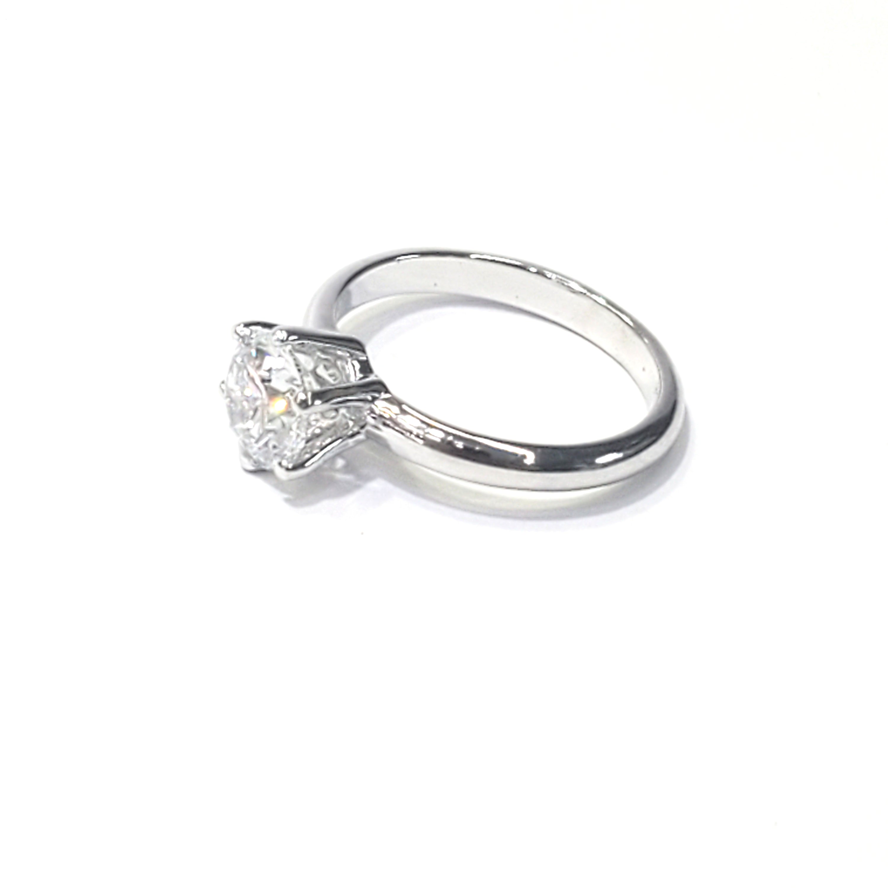 Six Prong Solitaire Engagement Ring image 0