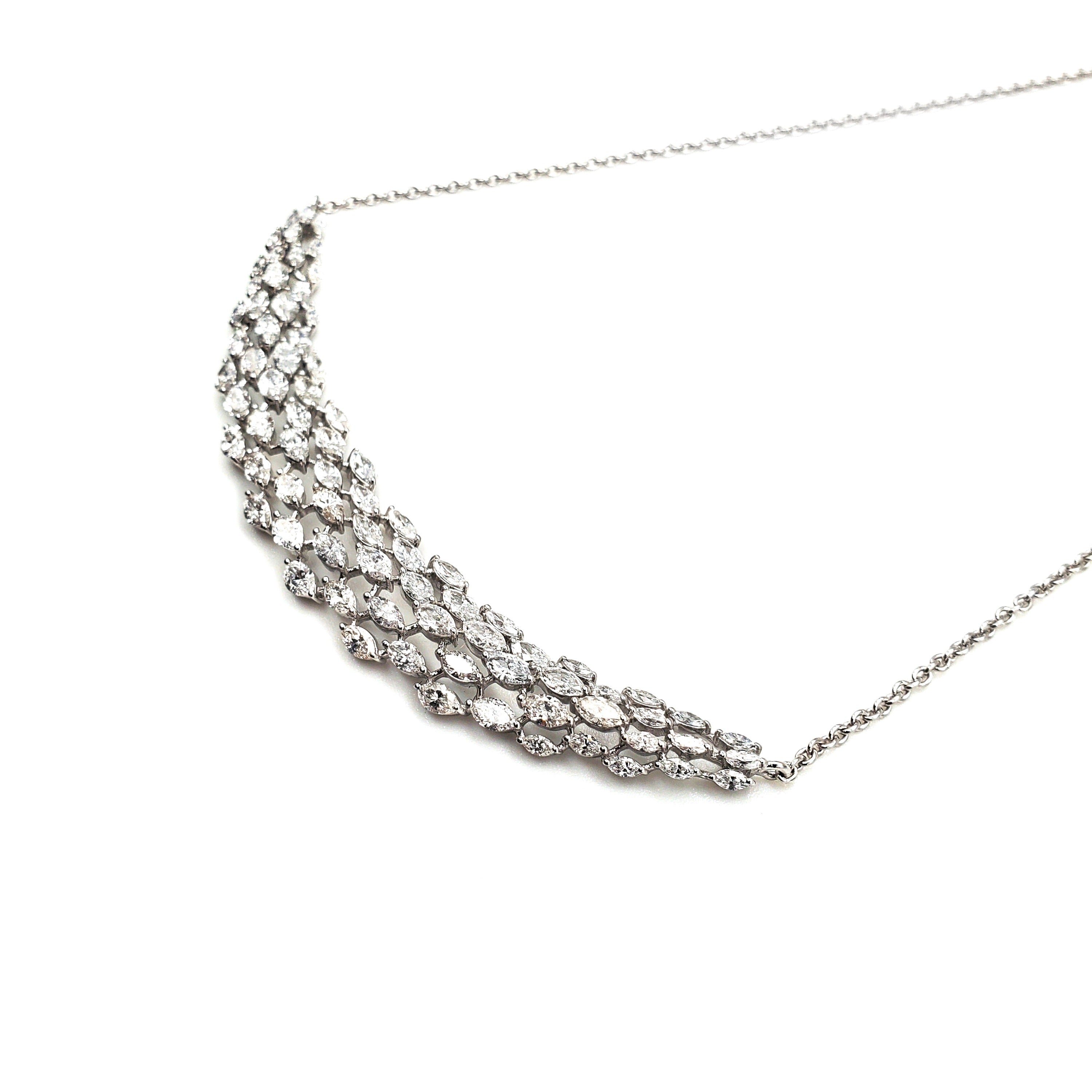 Marquise Diamond Necklace image 1