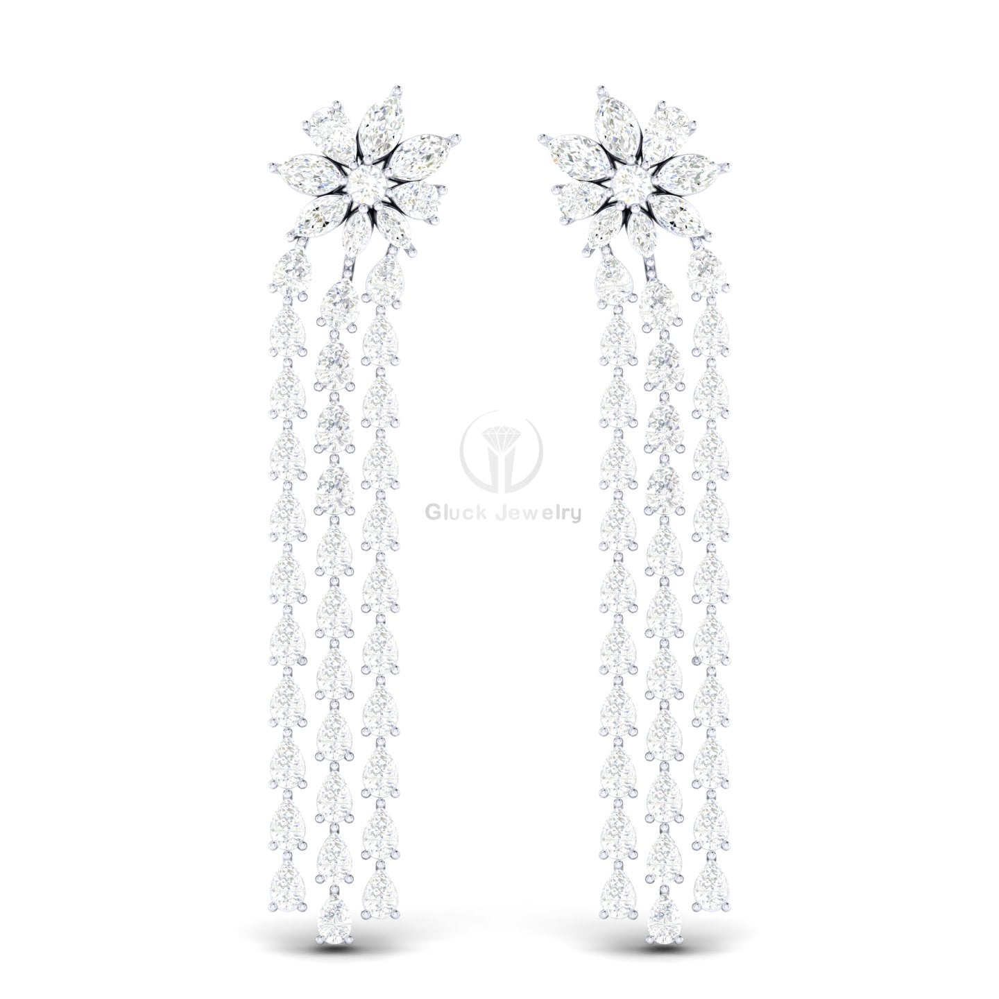 Fancy Shape Dangle Drop Earring image 6