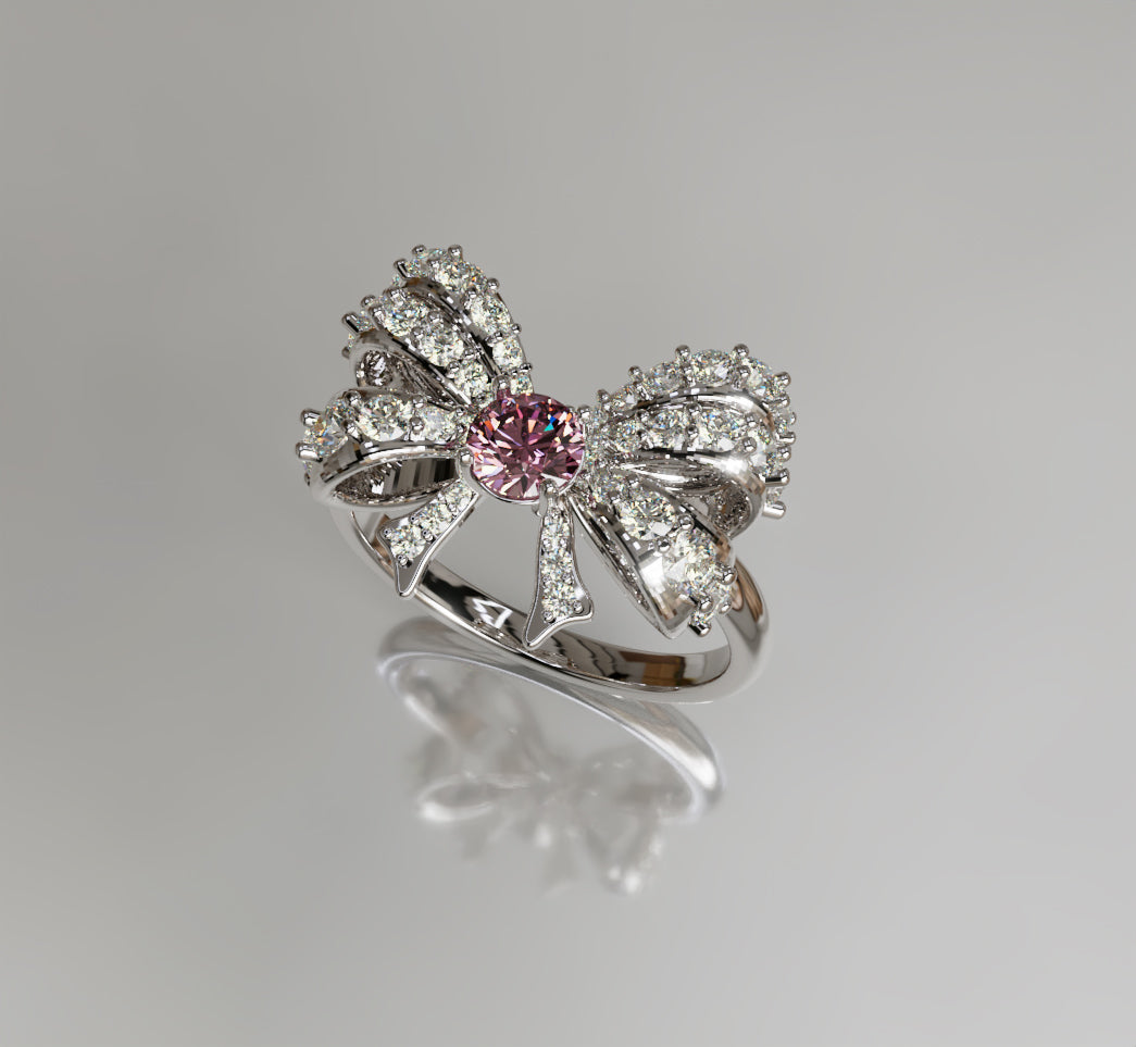 Knot Fancy Diamond Ring image 7